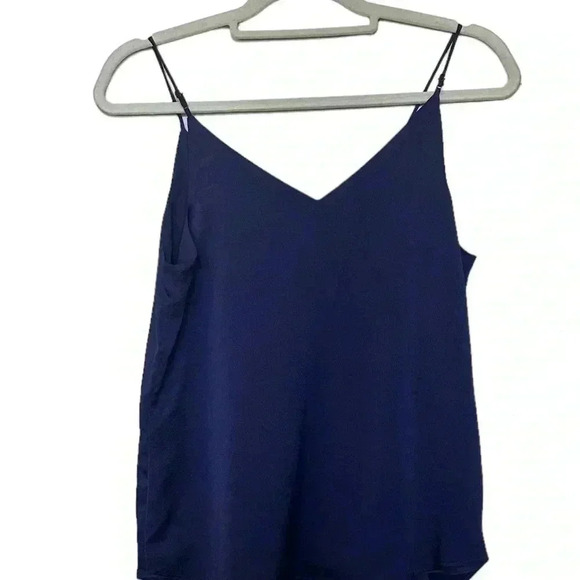 Express Women’s Small Blue V Neck Camisole Rainbow Zipper Front Rainbowcore Cami - Picture 3 of 8